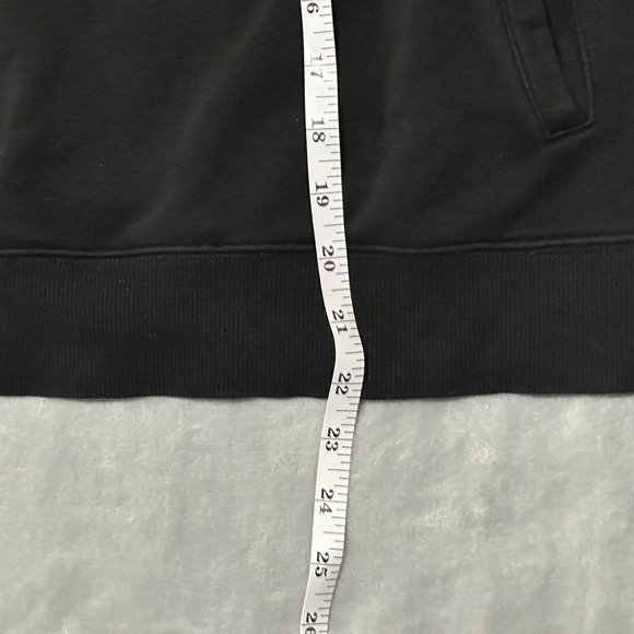 FILA Black Hoodie Sweatshirt Kangaroo Pocket Drawstring Hood Women's S - Picture 7 of 9